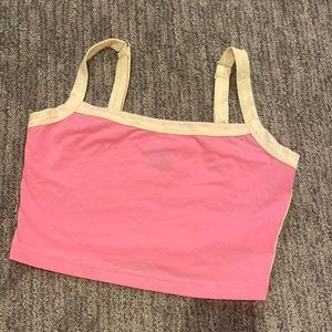 shein pink tanktop